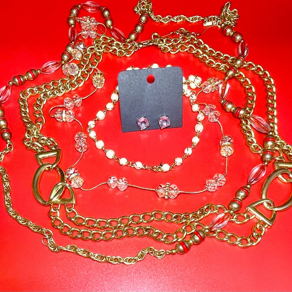 Vintage Jewelry Swarvarski Earrings, 1950s Hobe, Pat Pend. Napier, GREAT LOT!
